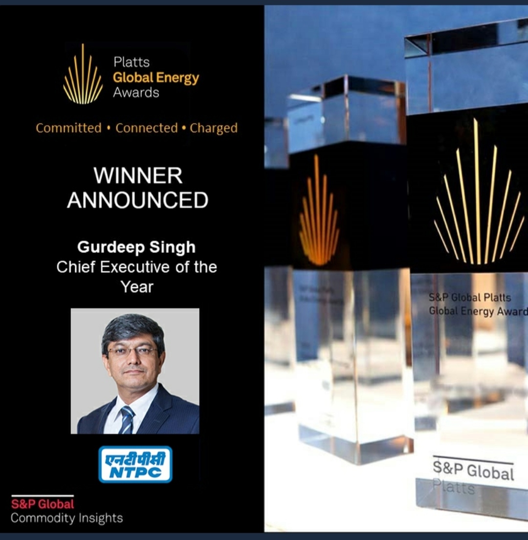 NTPC’s Chief, Gurdeep Singh Conferred with CEO of the Year Awards ...