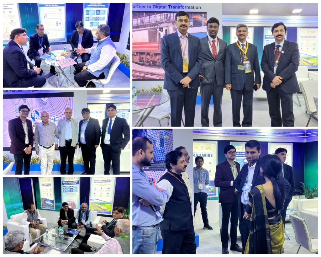 RailTel puts up an impressive stall at IMC 2023 - The Newsman of India ...